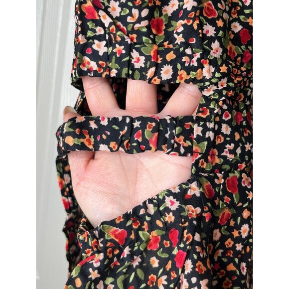 NWT Jolie & Joy Floral Dress Side Cut Outs V-Neck Mini Size 3X #339 - Picture 6 of 12